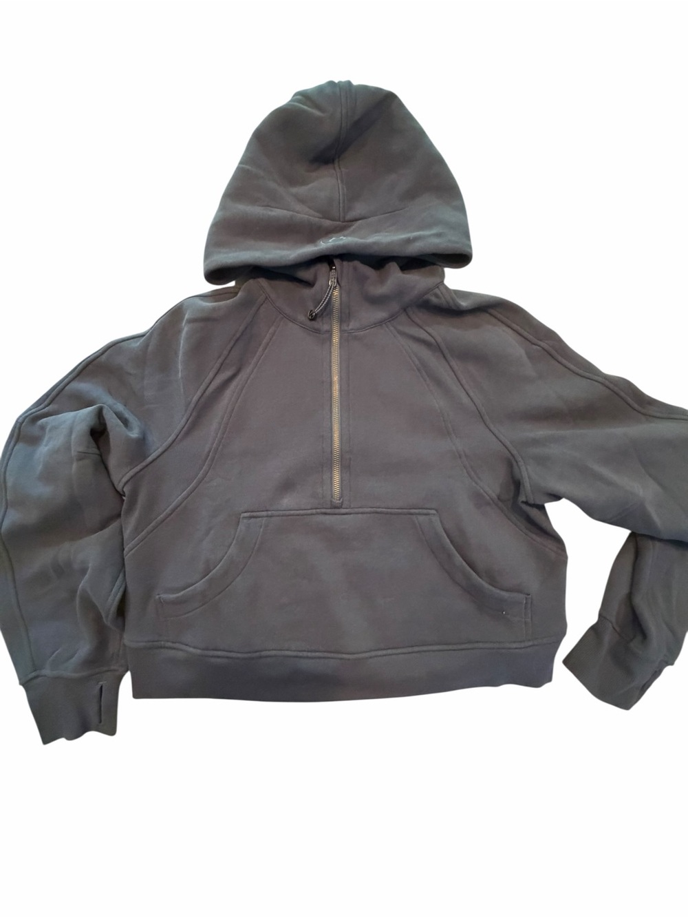 Lululemon Scuba Half-Zip Hooded Sweatshirt blue